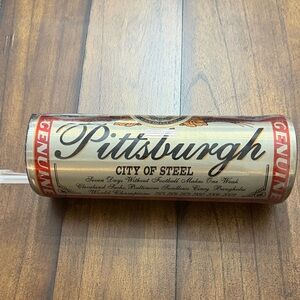 Pittsburgh Steelers/Budweiser theme  tumbler with handle-32oz size